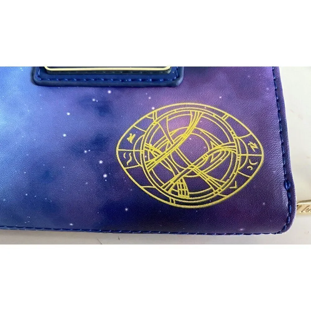 Loungefly Marvel Dr Strange Multiverse‎ Madness Glow in Dark Wallet NEW
